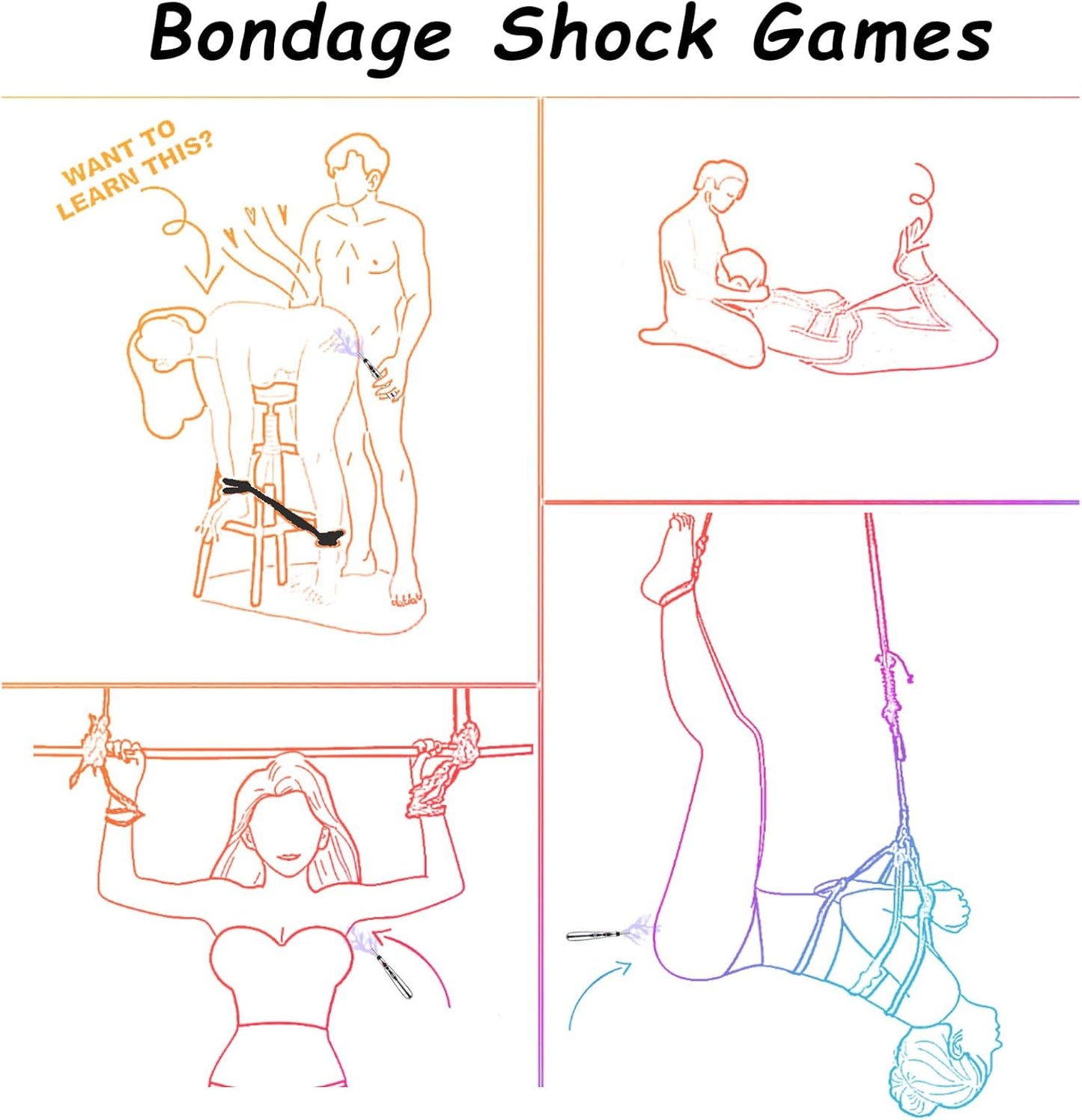 ShockMaster Extreme BDSM Electro-Stimulation Bondage Kit-2
