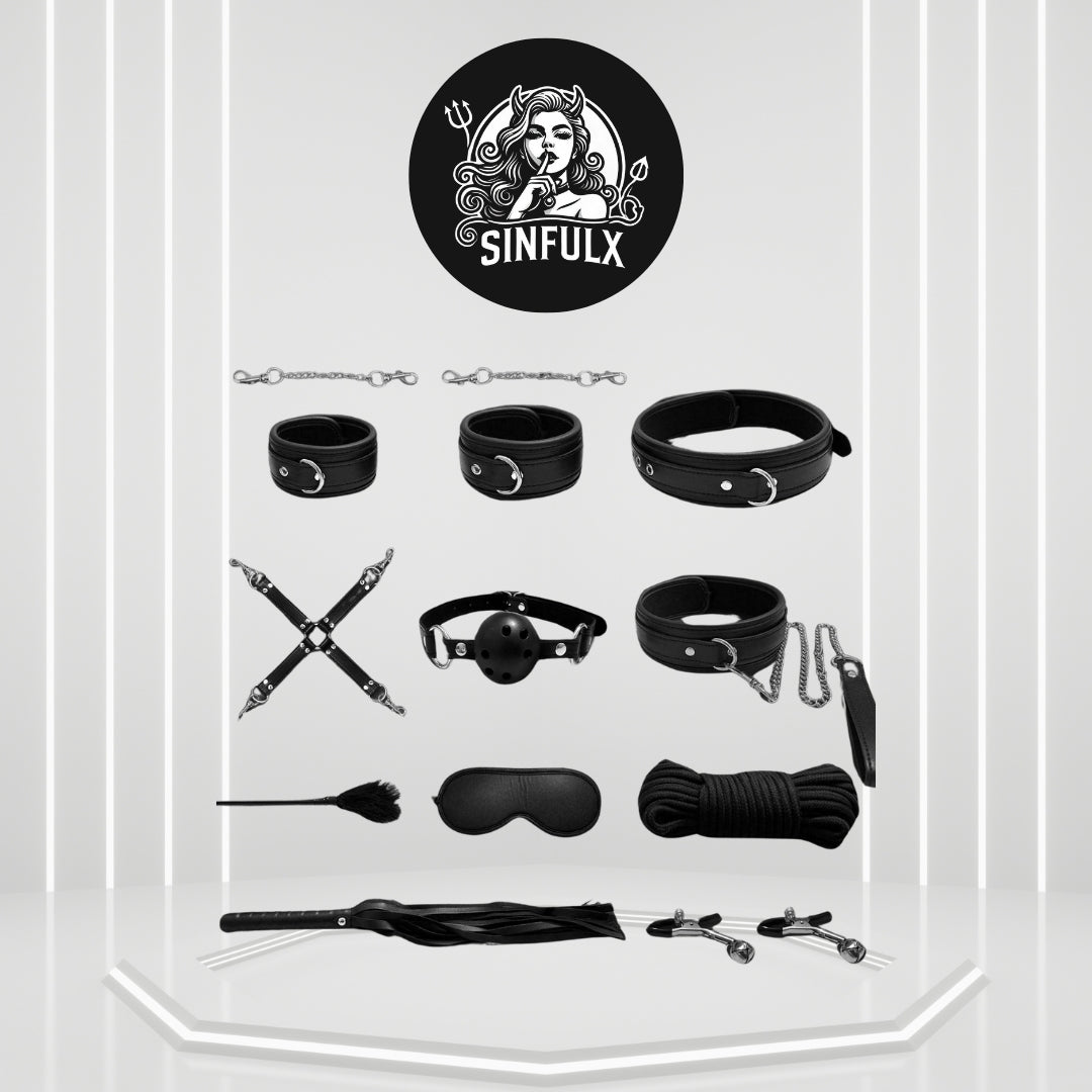 TemptationTrove Elite Couples BDSM Bondage Restraints Kit-0