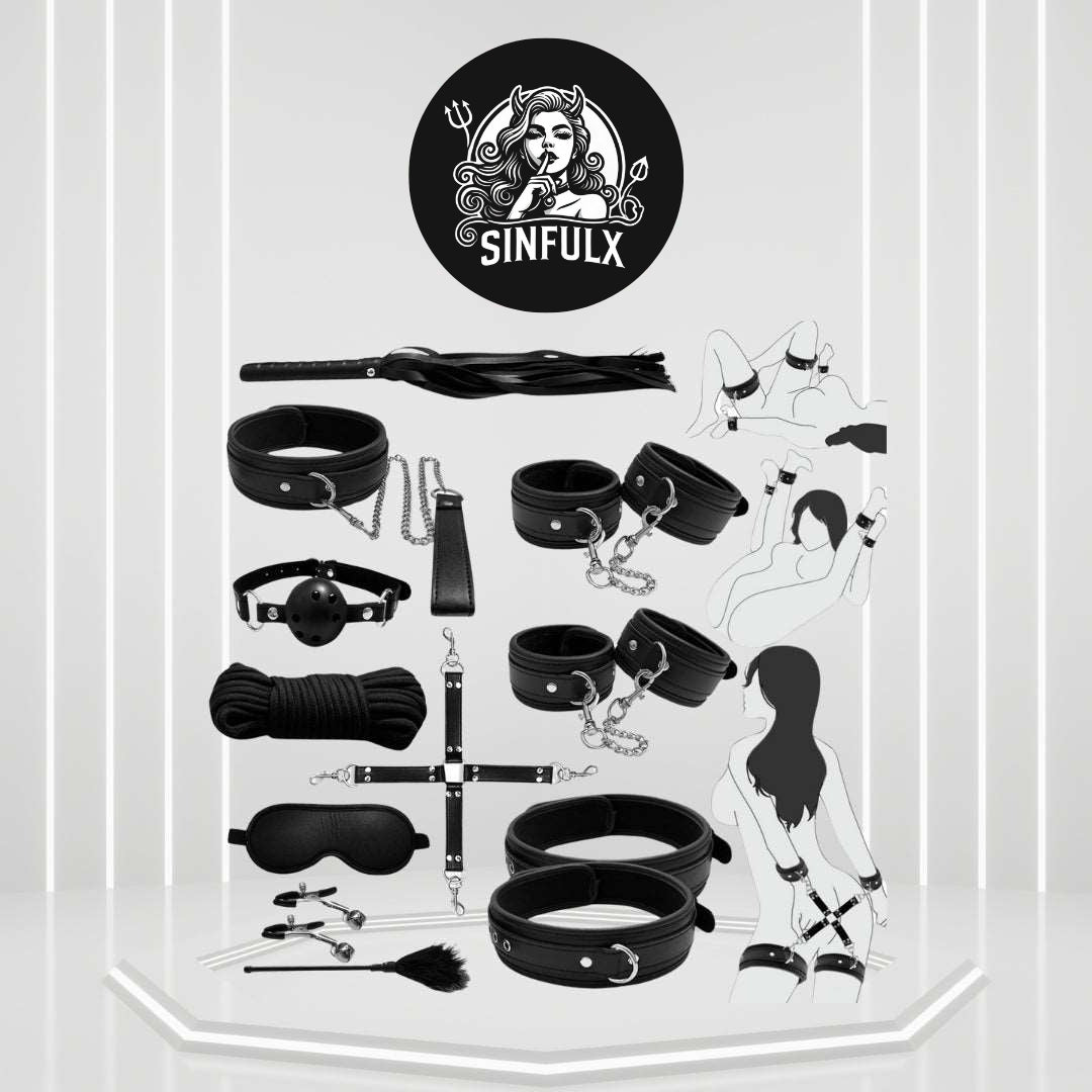 TemptationTrove Elite Couples BDSM Bondage Restraints Kit-3