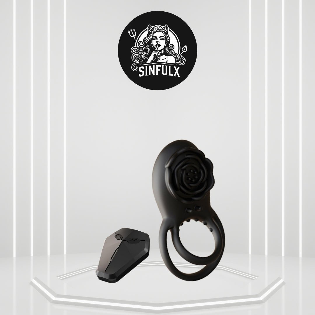 SilkOasis Vibrating Cock Ring Clitoral Massager-0