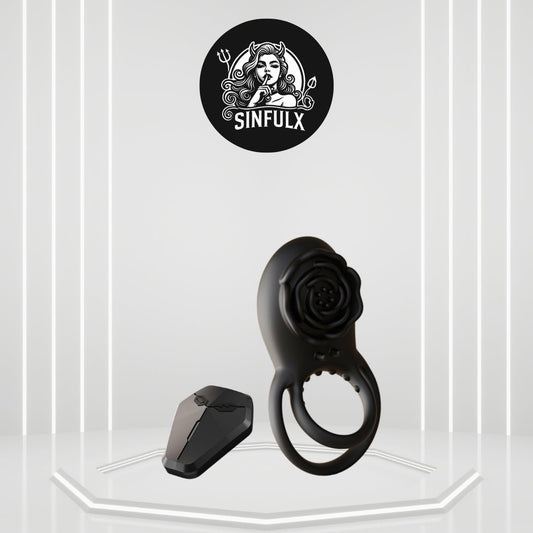 SilkOasis Vibrating Cock Ring Clitoral Massager-0