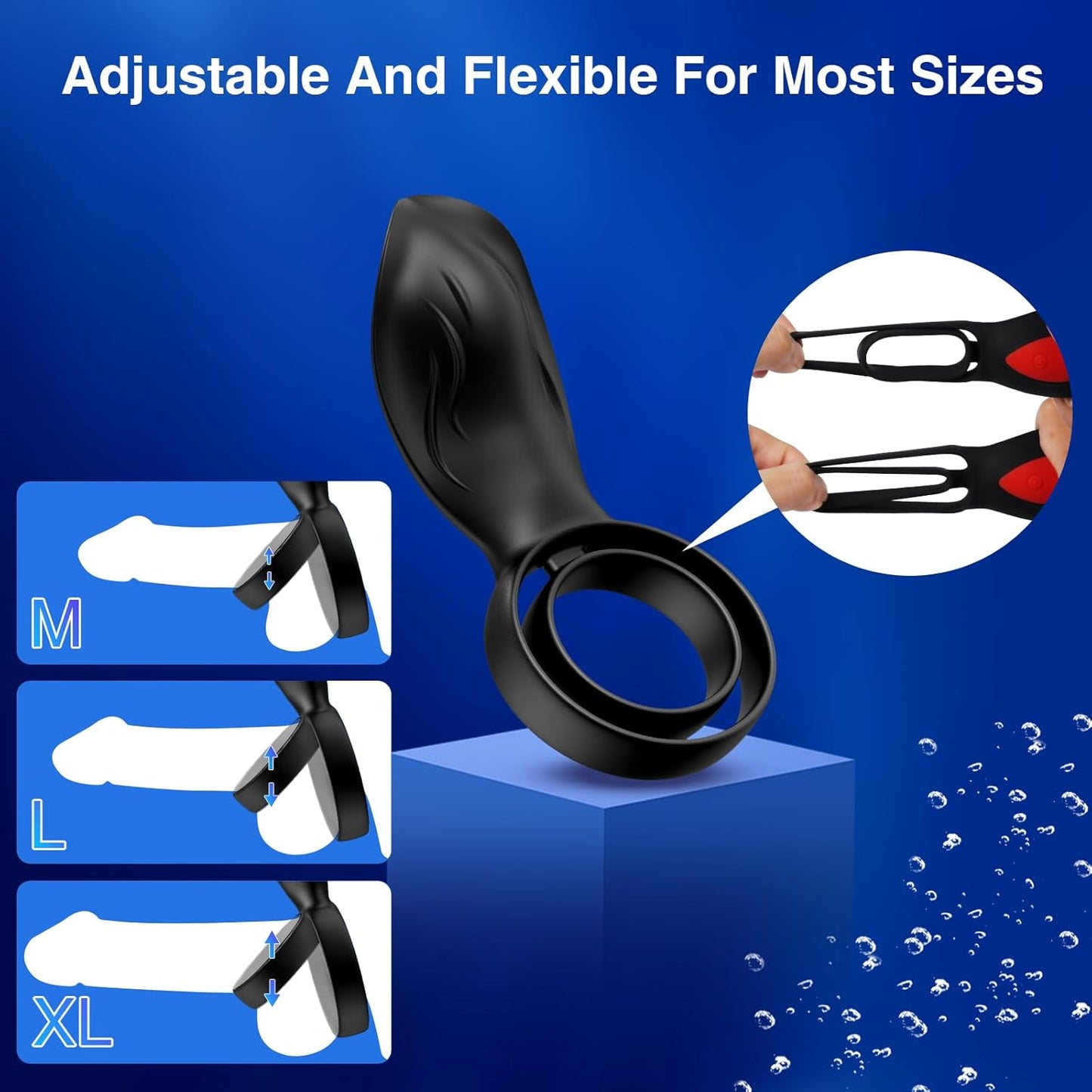 PleasureHaven Vibrating Penis Ring Clitoral Stimulator-4