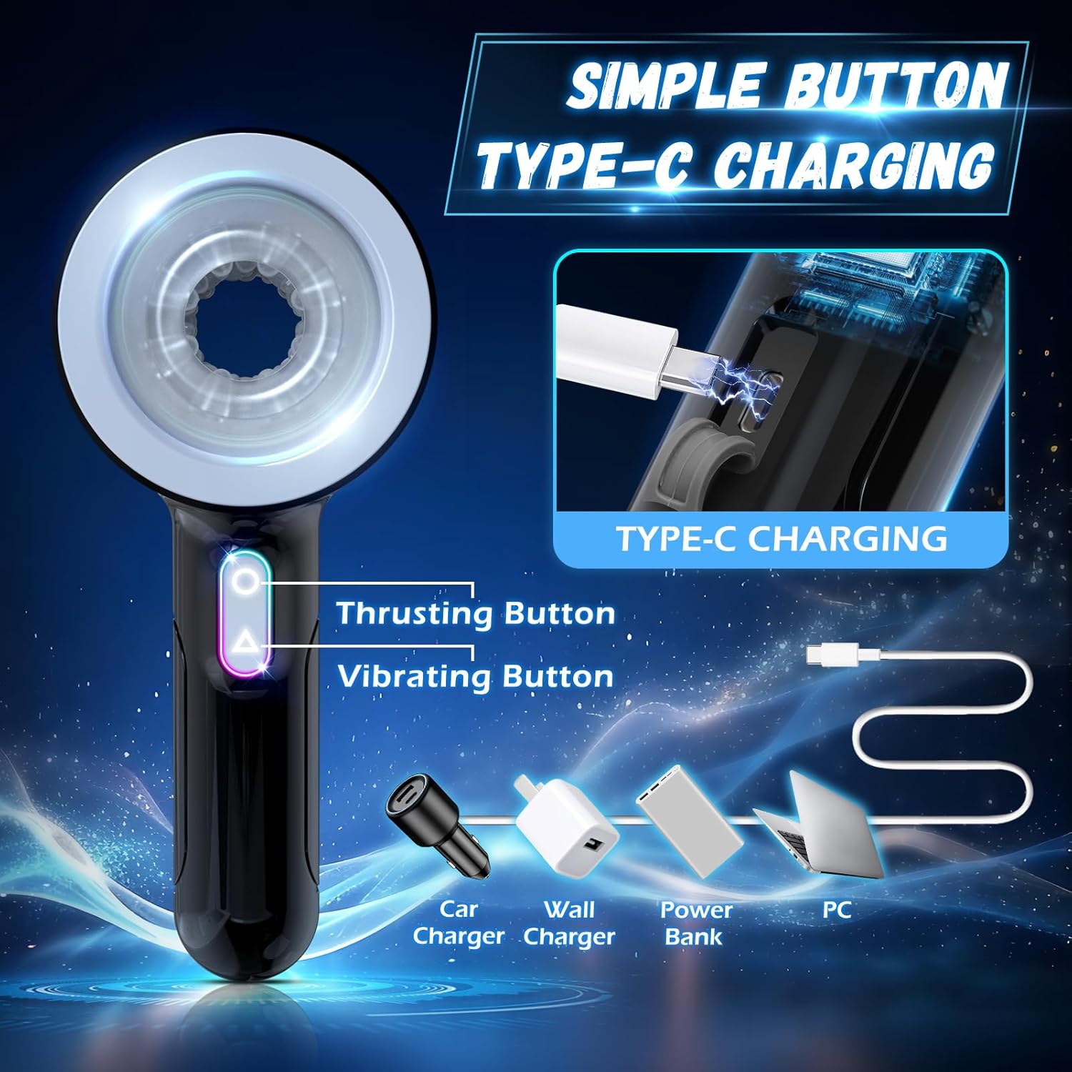 ScepterPlay Automatic Stroking Male Masturbator-4