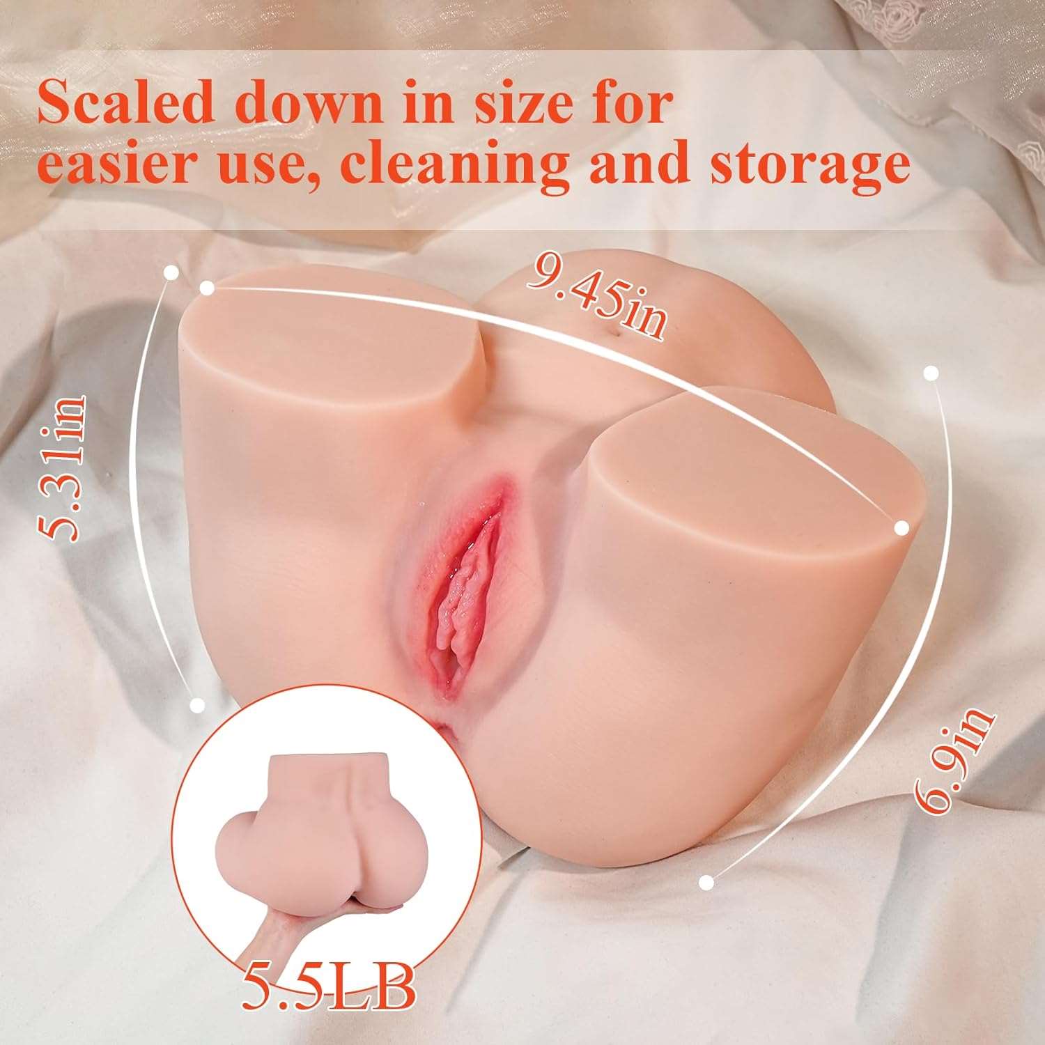 Lifelike Male Masturbator Sex Doll with Realistic Vagina-2
