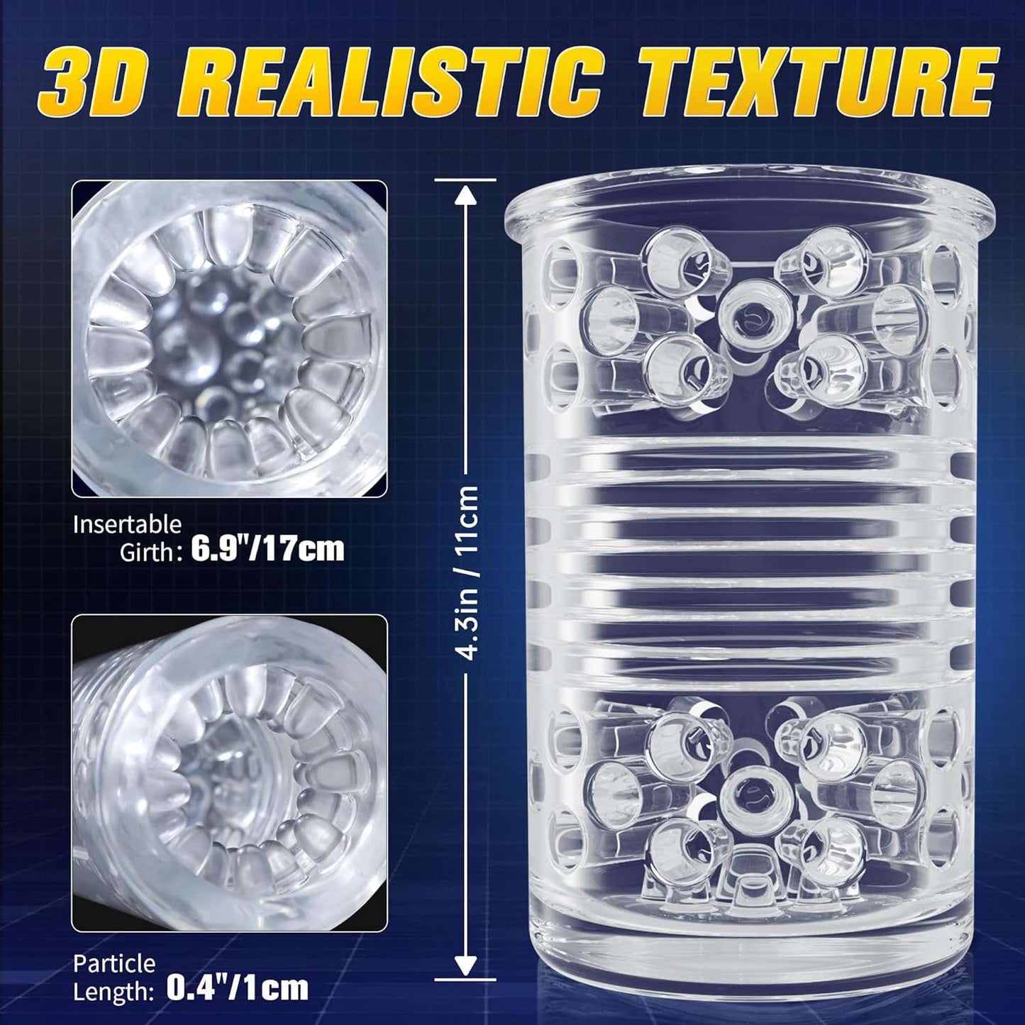 Automatic Male Stroker  - 7 Thrusting & Rotating Modes-4