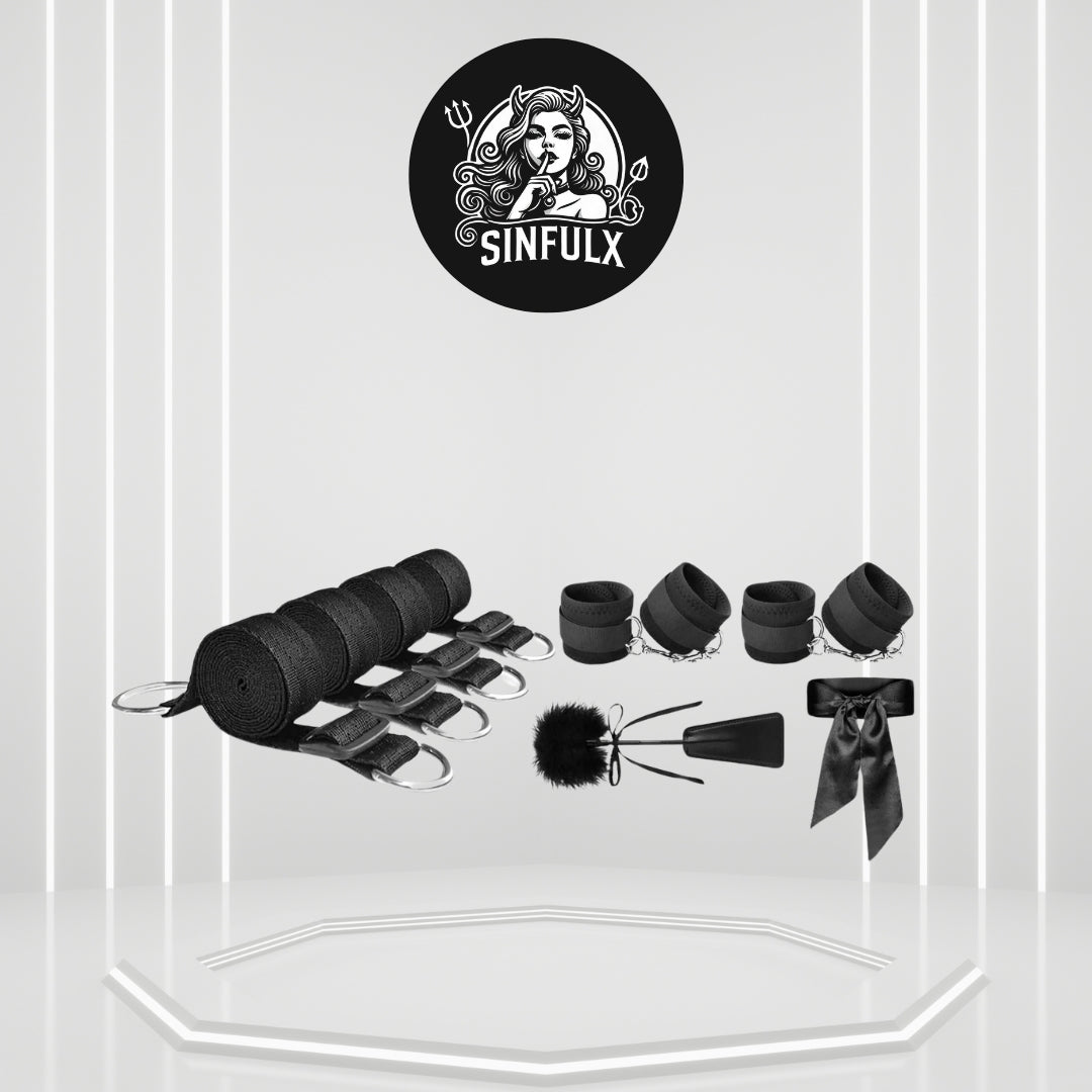BDSM Bondage Bed & Restraints Kit-0
