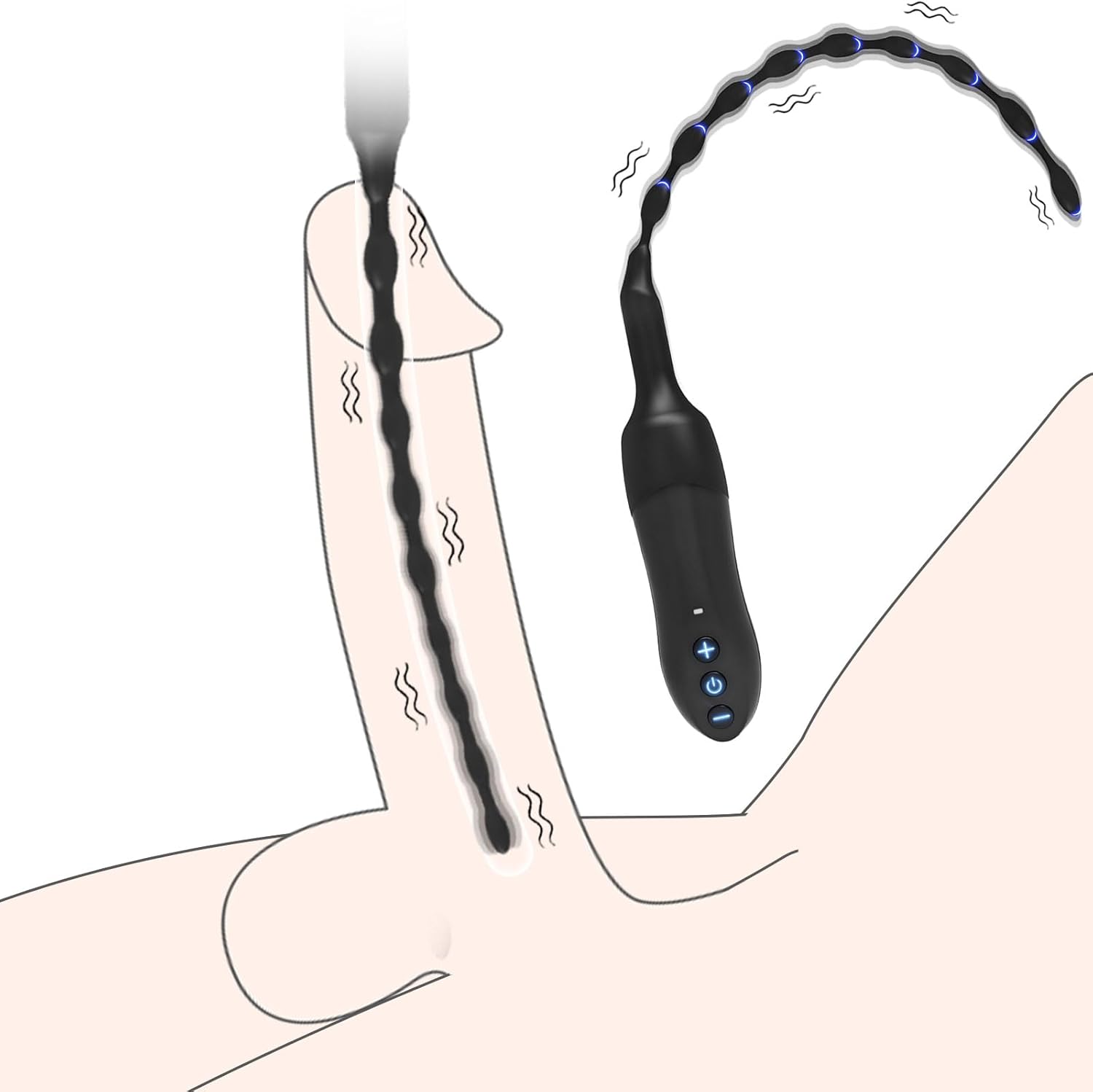 MalePlug Vibrating Urethral Stimulation Masturbator-1