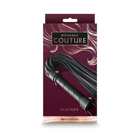 Bondage Couture Flogger Black-0