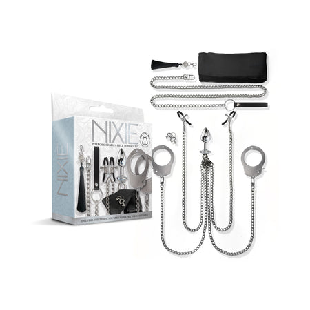 Nixie Metal Bondage 8-Piece Kit Silver-0