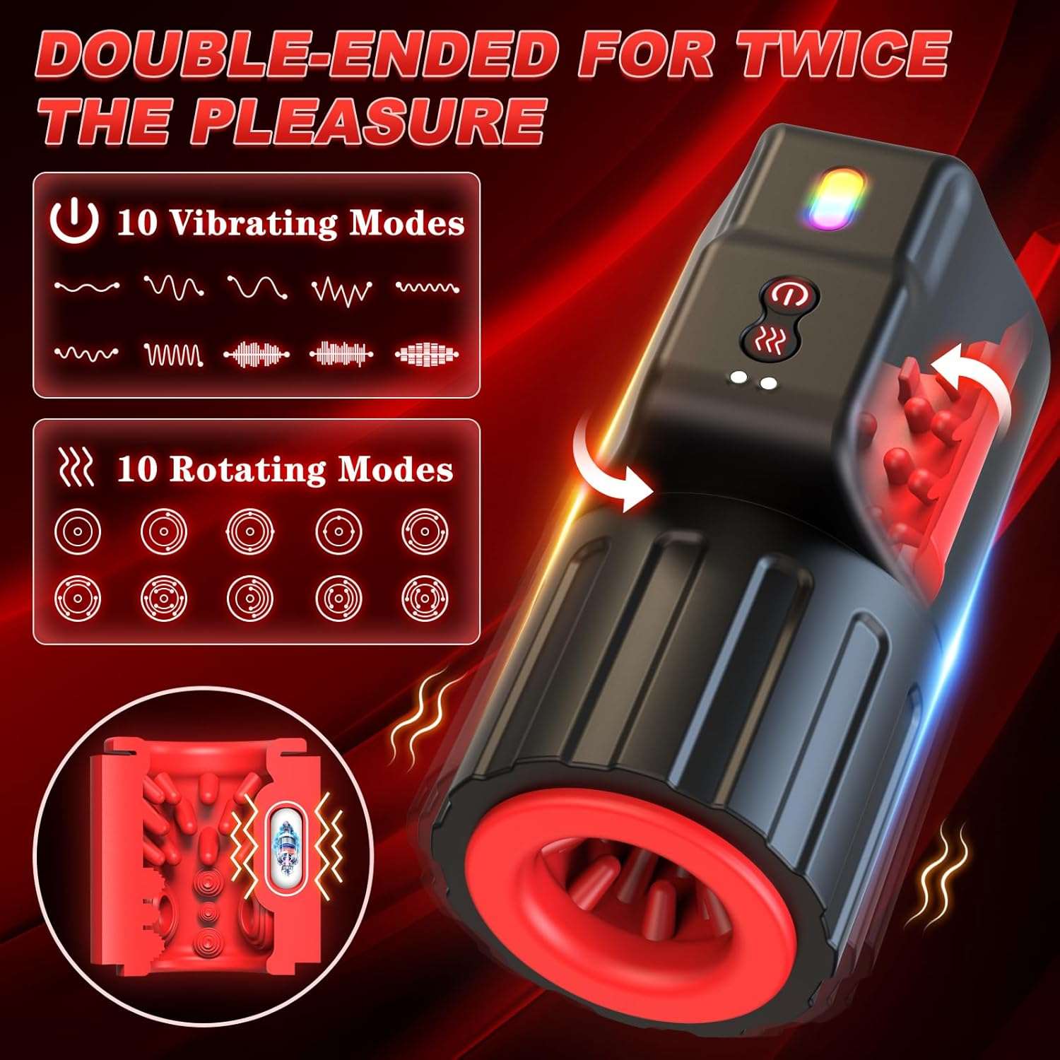 PeakTube Automatic Blowjob Male Masturbator-1