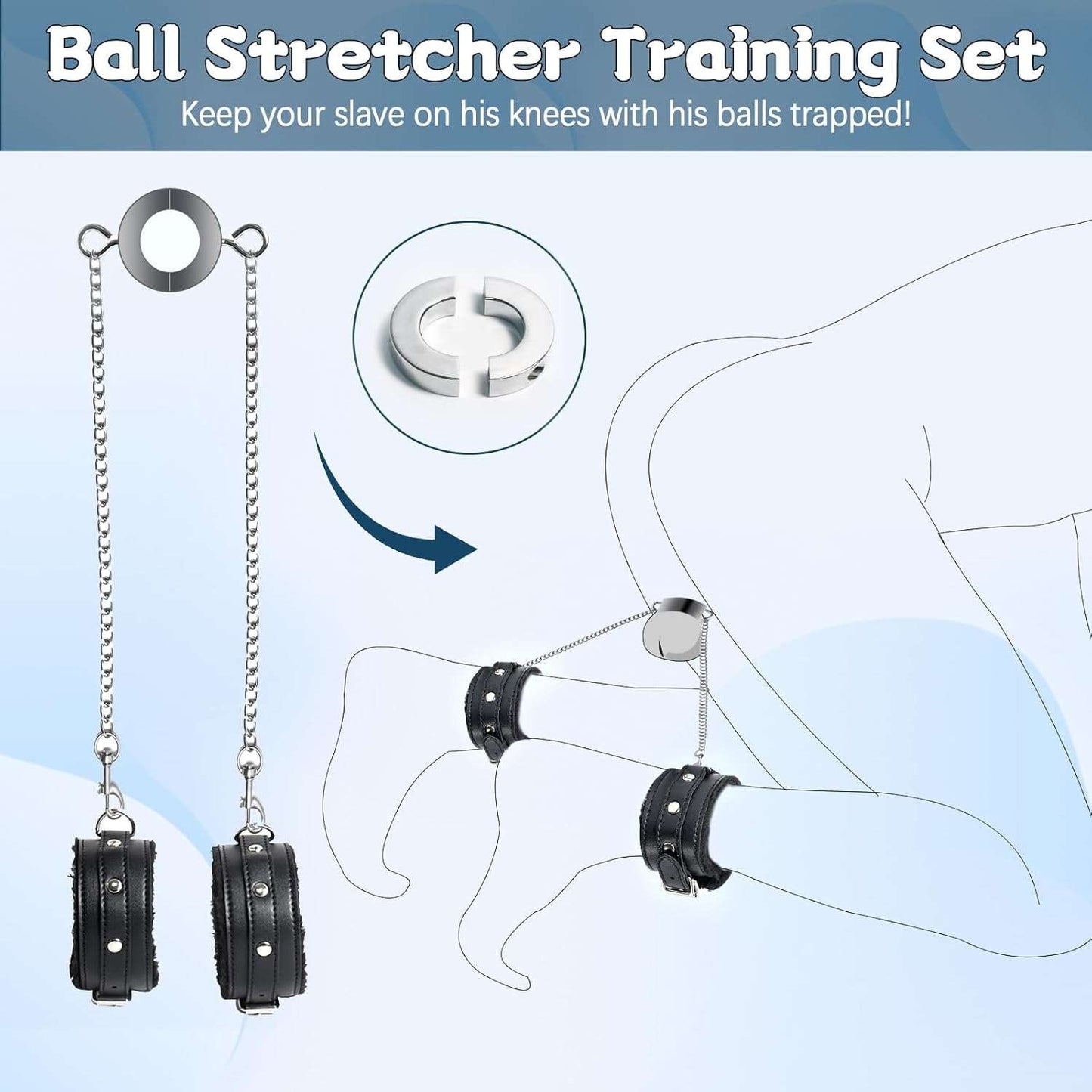 RelianceTies BDSM Bondage Restraint Kit-1