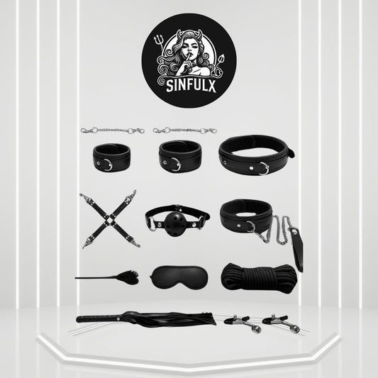 TemptationTrove Elite Couples BDSM Bondage Restraints Kit-0