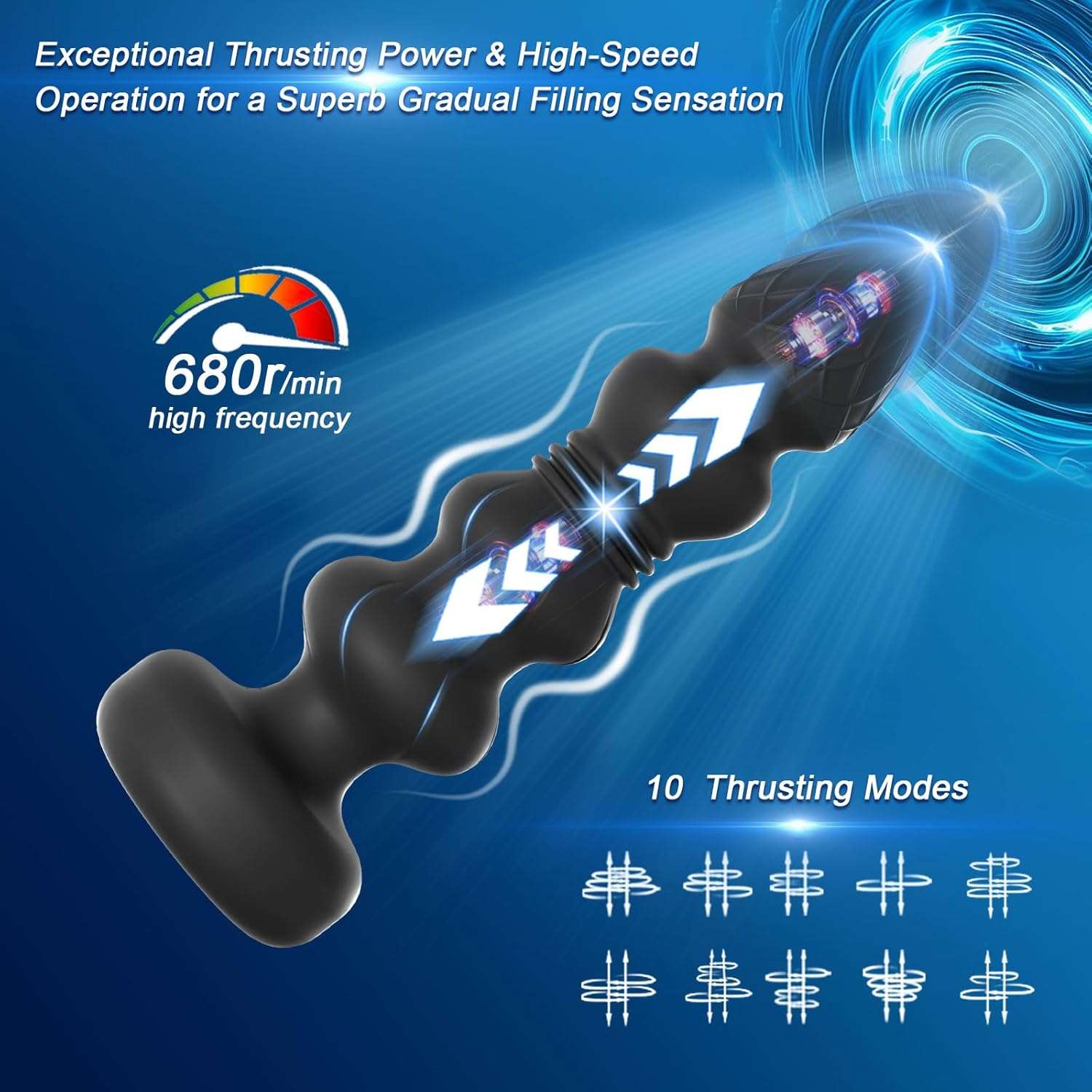ThrillWave Thrusting Prostate Massager Vibrator-1